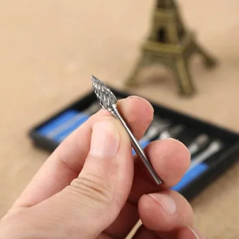 

Practical Carbide Burrs 3mm/0.12\\\\\\\" Shaft Grinder Drill Bits Tool Tungsten Steel Die Rotary DIY Replaces