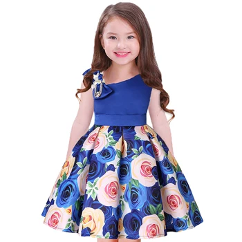 Girls Colorful Printed Frock