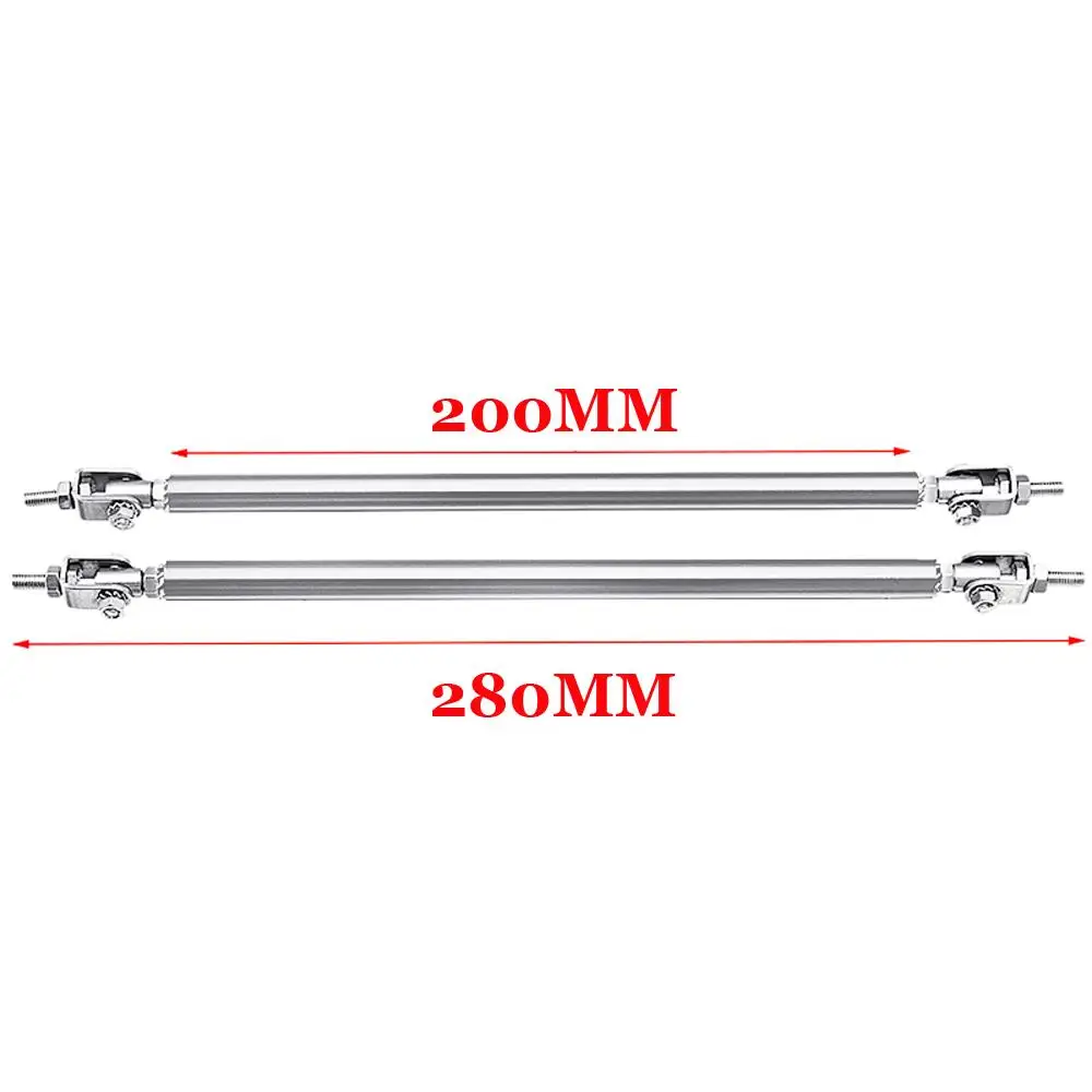 Регулируемый передний бампер для губ Splitter стойки тяги галстук поддержка баров спойлер запчасти