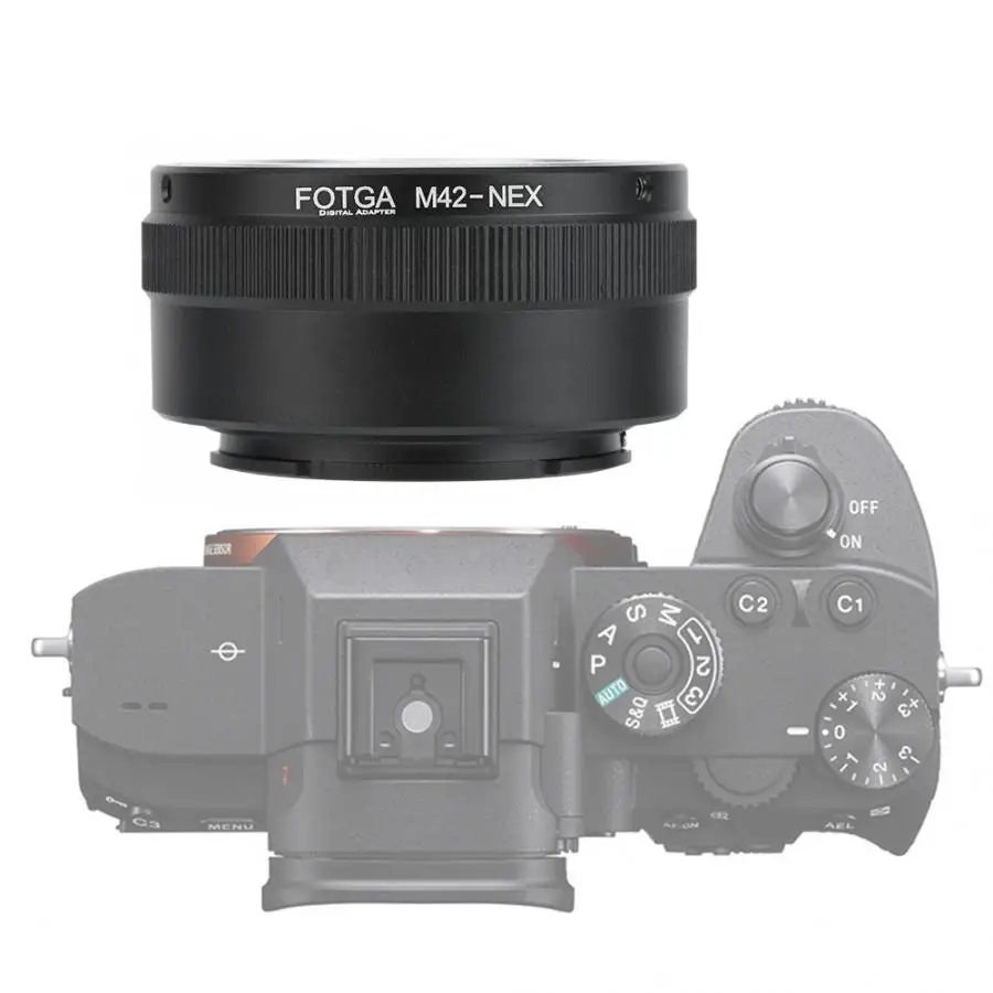 FOTGA для M42 NEX адаптер объектива конвертер Крепление sony беззеркальная камера