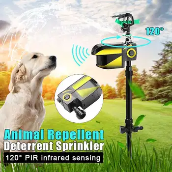 

Solar Powered Animal Repeller Waterproof Motion Activated Outdoor Garden Anti Cat Dog Ultrasonics Solar Alarm Drive Repeller