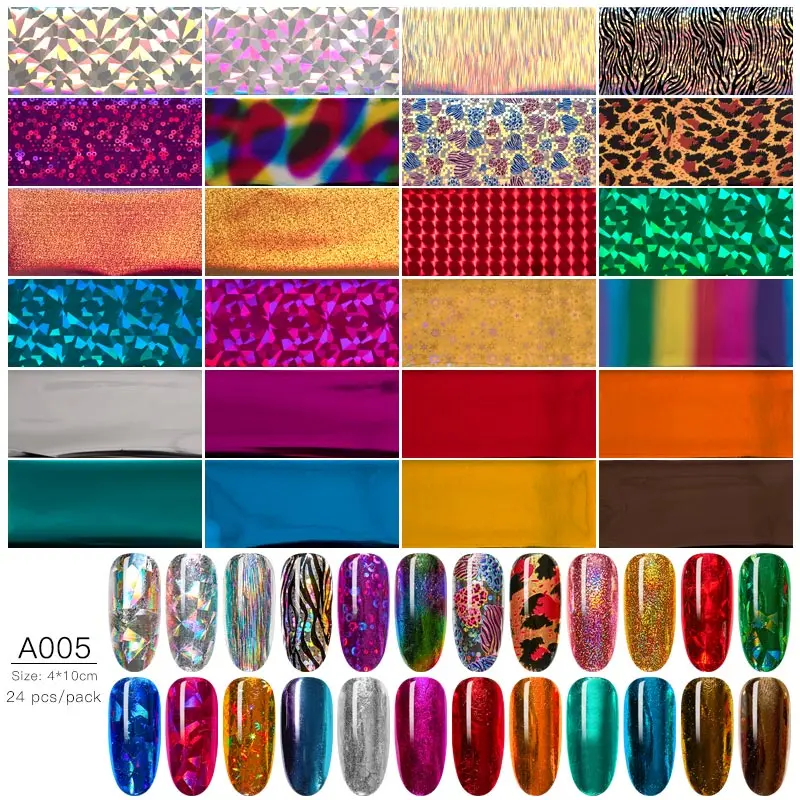 100*4 см стикеры 3D на ногти Nail Art Снежинка лазерные блестящие наклейки для ногтей в рождественском стиле - Цвет: Q02006