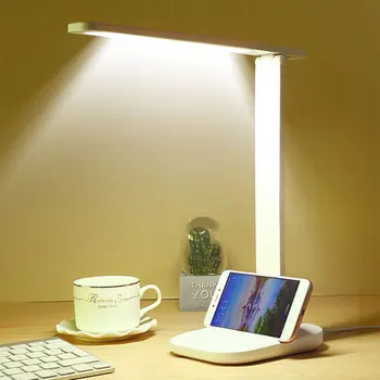 

Creative LED Desk Lamps Reading Table Light Touch USB Rechargeable Eye Protection Light Tri-color Light Emergency Night Light