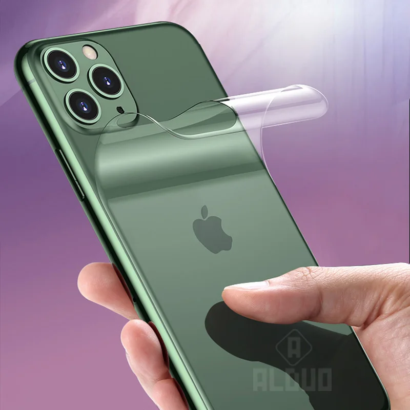 Гидрогелевая защитная пленка на заднюю панель 100D для IPhone 12 11 Pro 6 S 8 7 Plus XR X XS Max