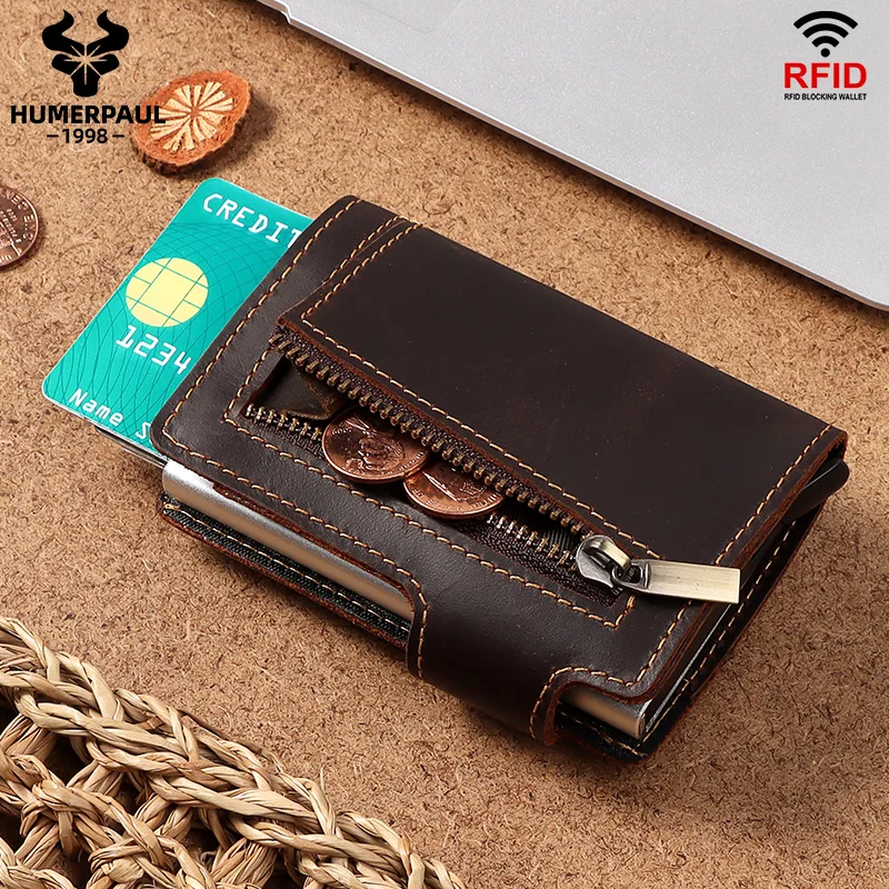 Cartera Para Hombre Billetera Con Clip Para Billetes Billeteras