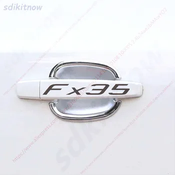 

4pcs Car Door Handle Doorhandle Decal Sticker Styling Decoration For infiniti fx35 fx37 fx45 fx50 accessories custom