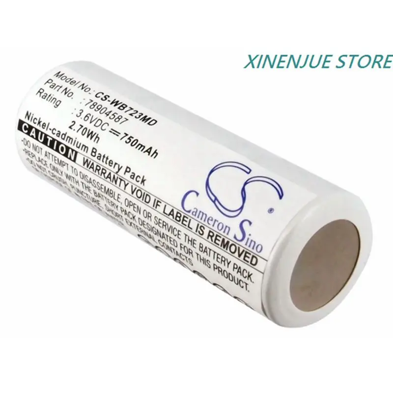 Rechargeable Battery 3.6V/750mAh 78904587 For Welch-Allyn 71000C,71020A,71000A,71020C,71055C,72300