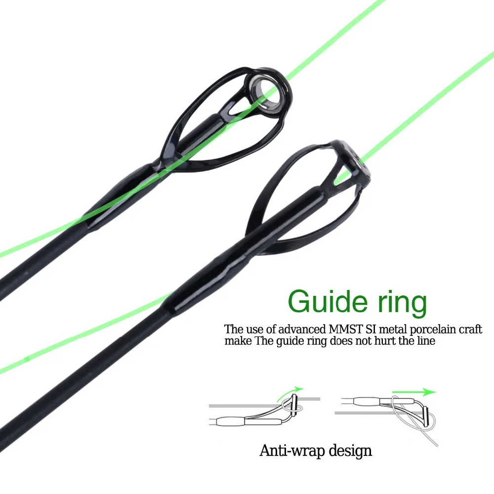 Sougayilang 1.8M 2.1M Casting Fishing Rods with 12+1BB 7.2:1 Baitcasting Reel Combo for Travel Freshwater Saltwater Fishing