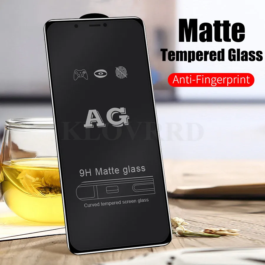 

6D Full Glue Coverage Matte Frosted Tempered Glass For iPhone 11 Pro XR X XS Max Screen Protector Film Glass For iPhone 8 7 Plus