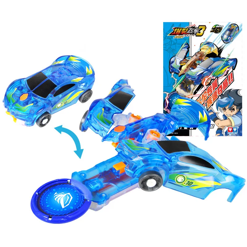 

Classic toy Screechers Wild Burst Speed Deformation Car Action Figure 360 Degree Burst Transformation Toy for kids X1