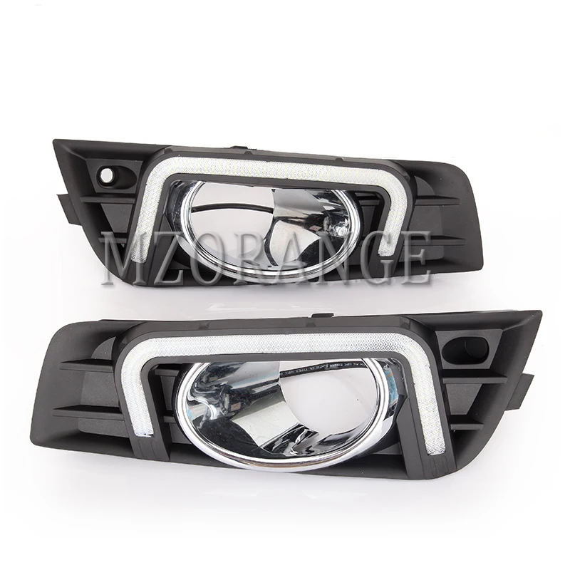 

3 colors white yellow blue DRL for Chevrolet Cruze 2009-2014 waterproof IP66 2pcs daytime running lights fog lights fog lamps