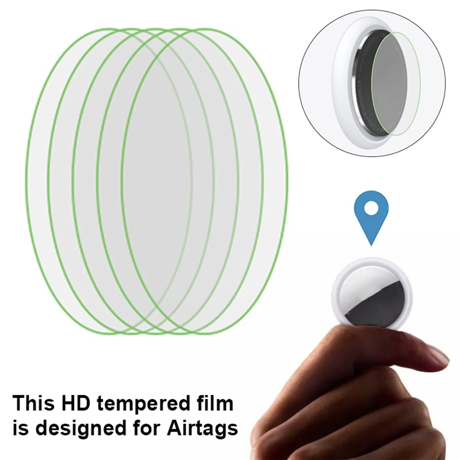 ✅ 5 x Film Hydrogel Protecteur Protection Avant Arrière Pour Apple AirTag