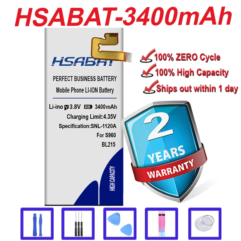 HSABAT BL215 3400mAh Battery for Lenovo Vibe X S960 s968T | Мобильные телефоны и аксессуары