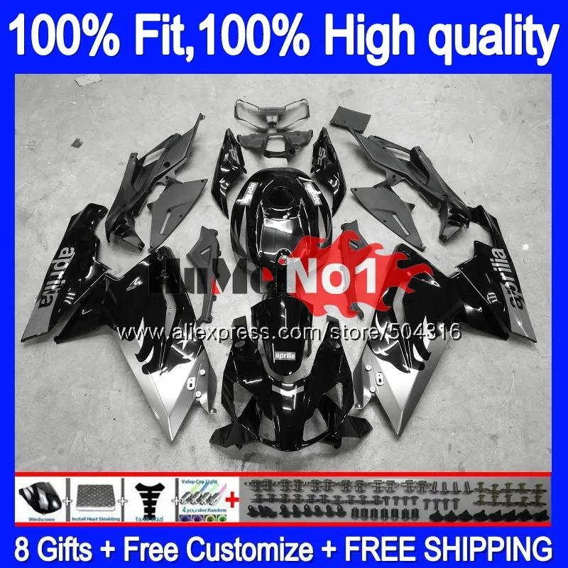 Инъекции для Aprilia RS 125 RS125R RSV125 R 35MC. 129 Blk серебристо-RS-125 2012 2013 RS125 для детей возрастом 12, 13, 14, 15, 16 обтекатели