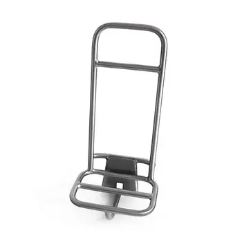

Portable Titanium Alloy Bicycle Folding Durable,Easy to Install Front Rack Bike Shelf Cycle Accessories