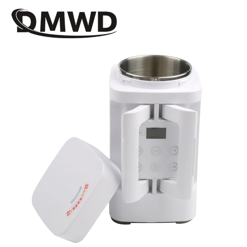 DMWD 110 V/220 V Многофункциональный Путешествия Электрический чайник Нержавеющая сталь лапши Горячая кастрюля для супа, тушеного мяса медленно Плита отопительный котел ЕС