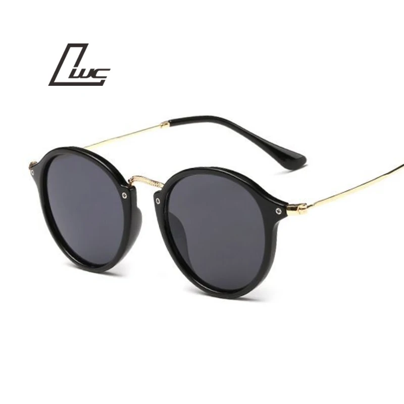 Солнцезащитные очки круглые для мужчин и женщин в стиле ретро брендовые