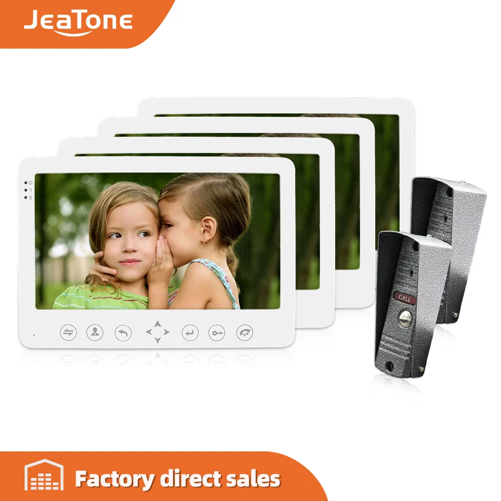 JeaTone 7 &quotLCD проводной видеодомофон HD CMOS наружная камера ночного видения