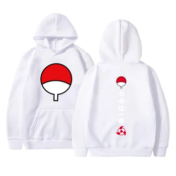 

Spring Summer Anime Naruto Hoodies Men Women Cool Uchiha Hatake Uzumaki Clan Badge Streetwear Sudaderas Hoodie Sweatshirt