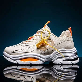 

Size 44 men's shoes new seasons casual men's shoes thick bottom increased breathable sports casual shoes travel Korean version