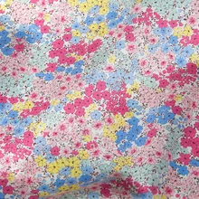 Полуметровая японская хлопковая ткань DIY Лоскутная Ткань Цветочная стеганая ткань цветочный принт A