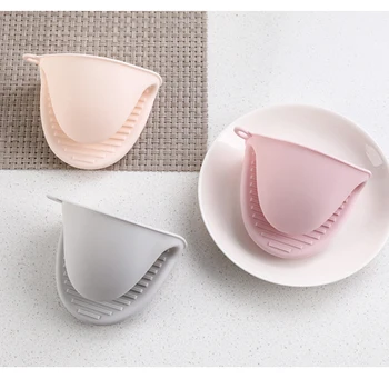 

Silicone anti-scalding Oven Gloves Mitts Potholder Kitchen BBQ Gloves Tray Pot Dish Bowl Holder Oven Handschoen Hand Clip