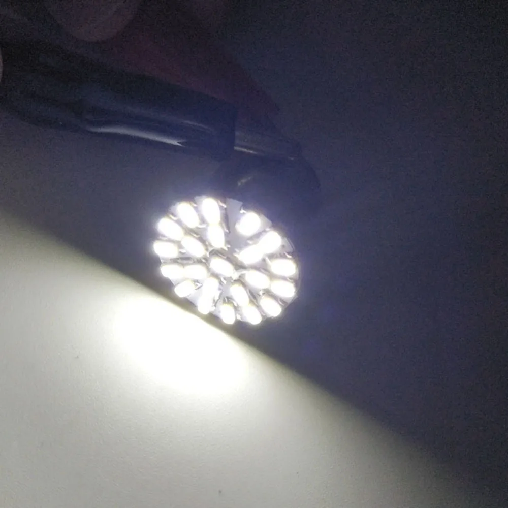 200PCS 12V 24V S25 22 SMD P21W 1156 BA15S 3014 22 светодиодная Автомобильная Поворотная лампа хвост парковка светильник обратный светильник тормозной светильник, сигнализирующий фонарь