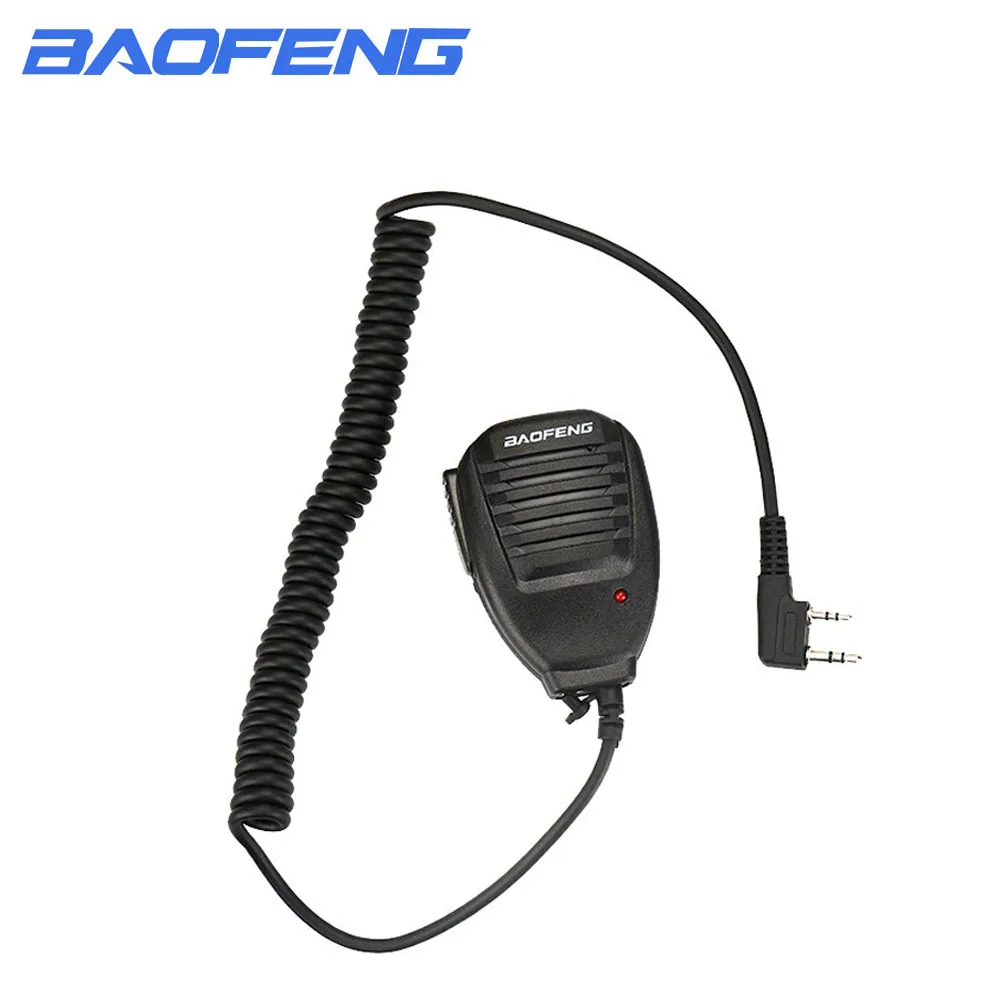 20 шт. Baofeng двухстороннее радио K головной ручной микрофон динамик для UV-5R walkie talkie
