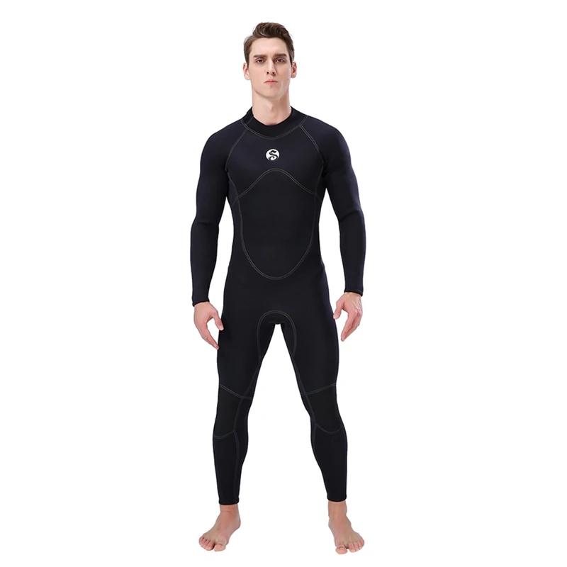 

Men Waterproof Windproof Thermal Swimsuit Diving Wetsuit Rash Guards Adult One-Piece Long Sleeve UV Protection Suit