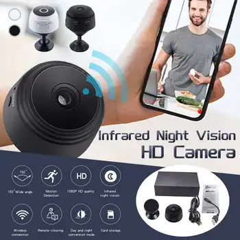 

1080P Infrared HD Camera Portable Mini Camera Wide-angle Shooting Night Monitoring Mobile Phone Connection Remote