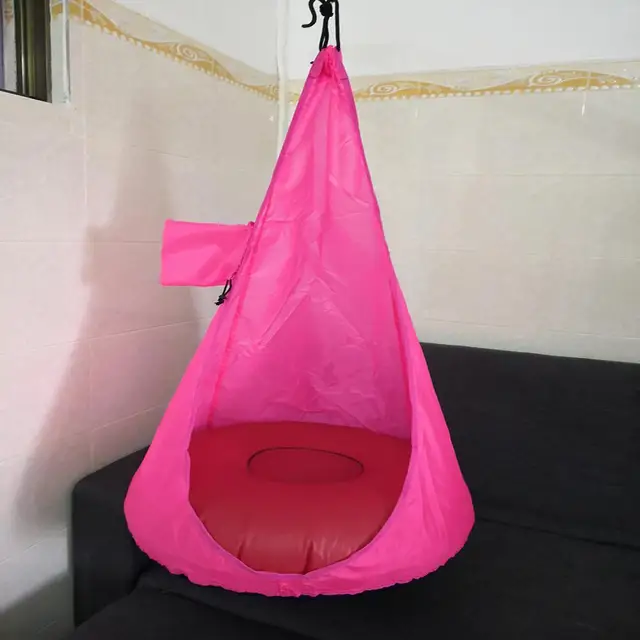 2020 New swing pod Home Child Hammock Chair Kids Swing Pod Single Person Outdoor Indoor All Season Outdoor Hanging Seat