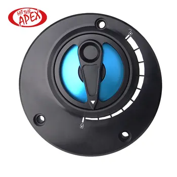 

CNC Aluminum Keyless Motorcycle Fuel Tank Cap for GSX 1300R GSX1300 R HAYABUSA Twist off Nimble Quick Lock Gas Cover 2007-2018