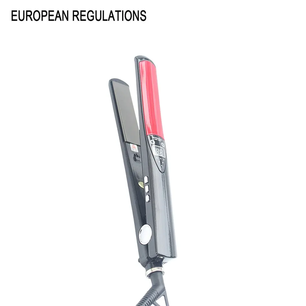 High-temperature Digital Hair Straightener Ceramic Ion Splint Not Hurt Hair Straight Hair Dual-use Heating Straight Plate