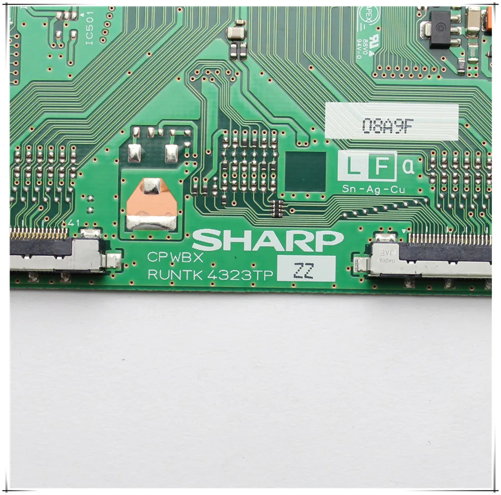 ТВ t con плата CPWBX RUNTK 4323TP ZZ ZU ZL ZT ZM ZQ для SHARP LCD 40XV650C.... И т. д. Оригинальное оборудование