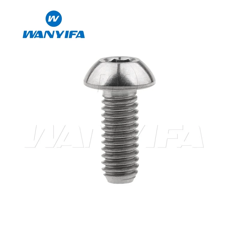 M4x10 Titanium Винт С Титановым болтом M4x6 8 10 12 15 20 мм полукруглой головкой для Велосипедное защитное крыло - Цвет: M4x10 Titanium