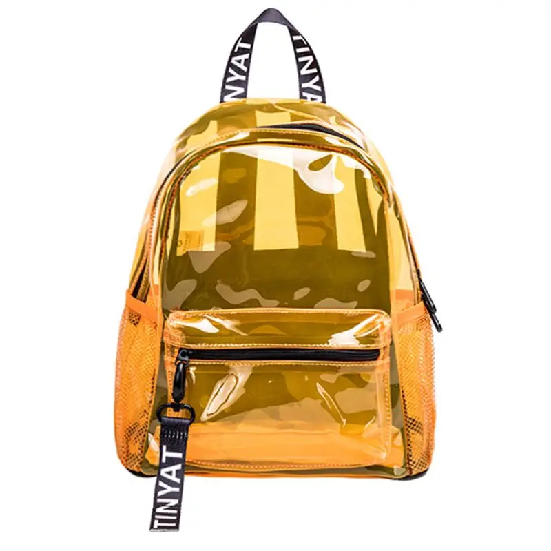 New Transparent PVC Backpack School Travel Daypack for Teenager Girls Daypack Rucksack Women stylish backpacks for laptops