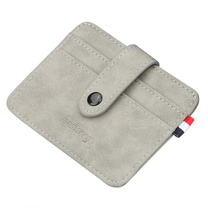 Мужской черный Бизнес RFID кошелек антимагнитный банк набор карт алюминиевый Металл сумка для кредитных карт модный многофункциональный держатель для карт кошелек - Цвет: Grayish white-2