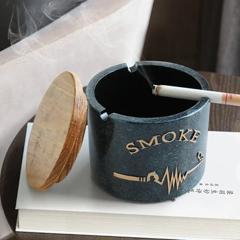 

Ashtrays with Lids Smoking Ash Tray Weed Ashtray Portable Ashes Smoking Accessories Cigar Ashtray Holder Gift for Boyfriend