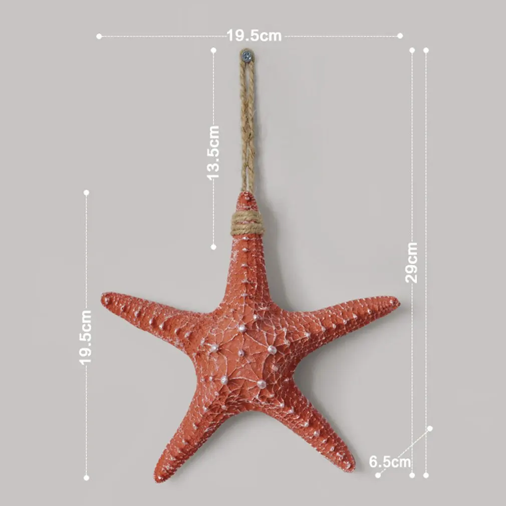 Simple Modern Three-dimensional Mural Wall Fish& Starfish Background Wall Decoration Flower Vase Home Furnishing Tools