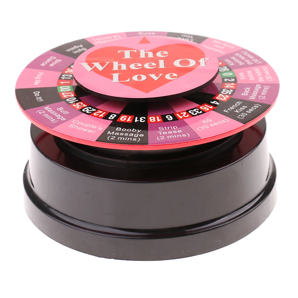 Truth Or Dare Game, Electric Turntable Roulette Wheel, Couples Lovers Supply