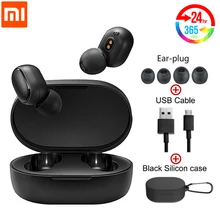 Оригинальные наушники Xiaomi Redmi AirDots TWS Bluetooth 5,0, беспроводные наушники-вкладыши, гарнитура с микрофоном и зарядной док-станцией Redmi