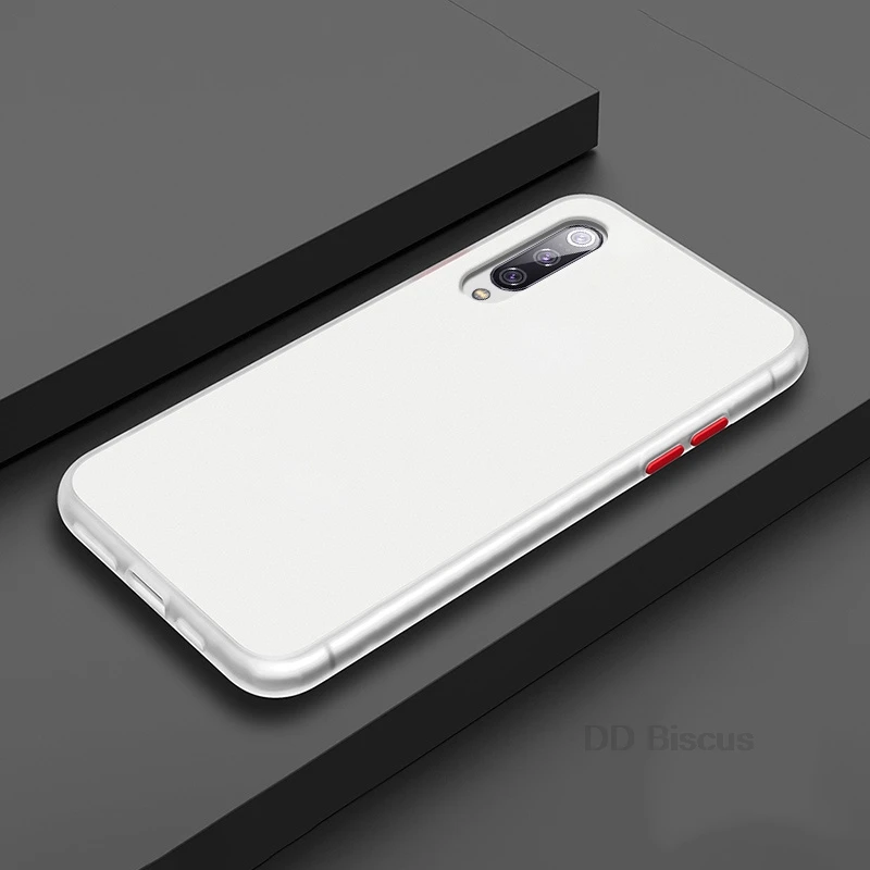 Противоударный защитный чехол для Xiao mi Red mi Note 7 8 Pro 8T 6 Red mi 7A 8 8A Xiaomi mi A3 9 Lite 9T матовый жесткий защитный чехол Fundas - Цвет: Слоновая кость