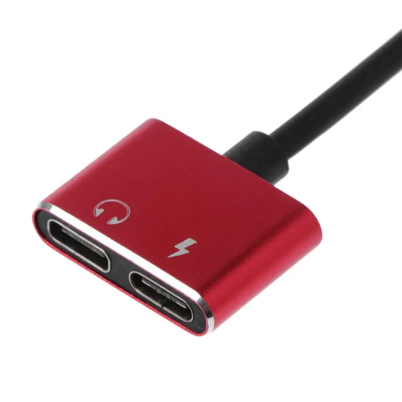 Type-C USB 3,1 аудио+ зарядный разъем для наушников конвертер адаптер для Android