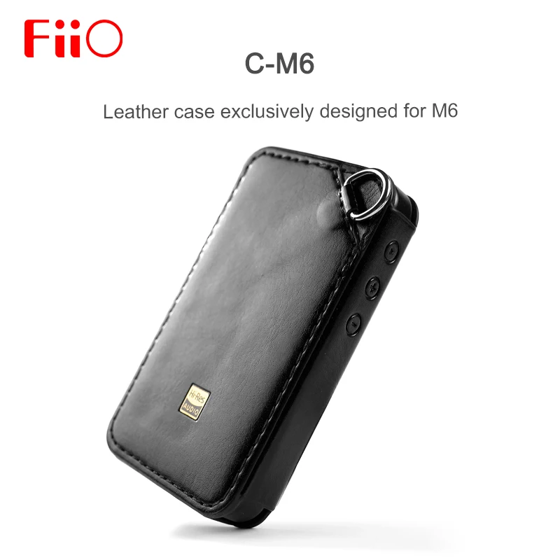 Fiio C-M6 кожаный чехол для музыкальный плеер FiiO M6 черный