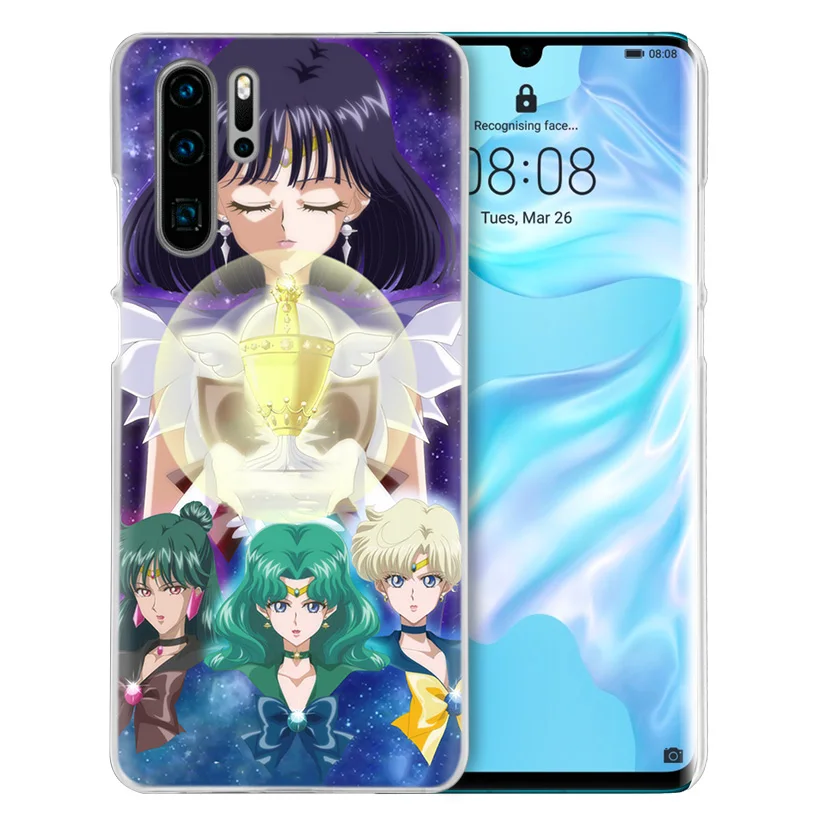 Сейлор Мун Аниме Чехол для девушек для huawei mate 30 20 10 P20 P30 Lite Pro P Smart Y9 Prime Honor 8A 8X 10i PC Чехлы для телефона