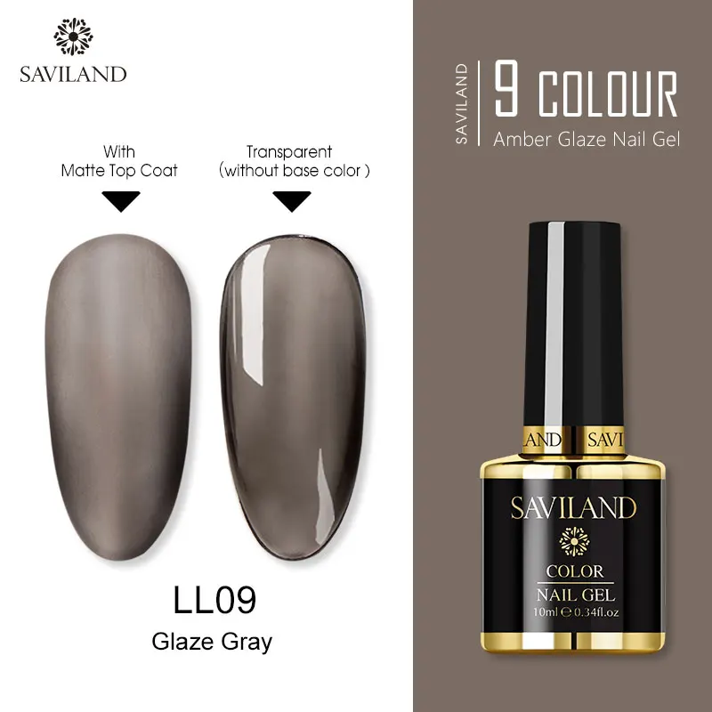 10ML LL09 SAVILAND Радужный Янтарный Гель-лак для ногтей, креативный художественный Гель-лак для ногтей, для дизайна ногтей, сделай сам, нужно верхнее Базовое покрытие, Гель-лак - Цвет: 10ML LL09
