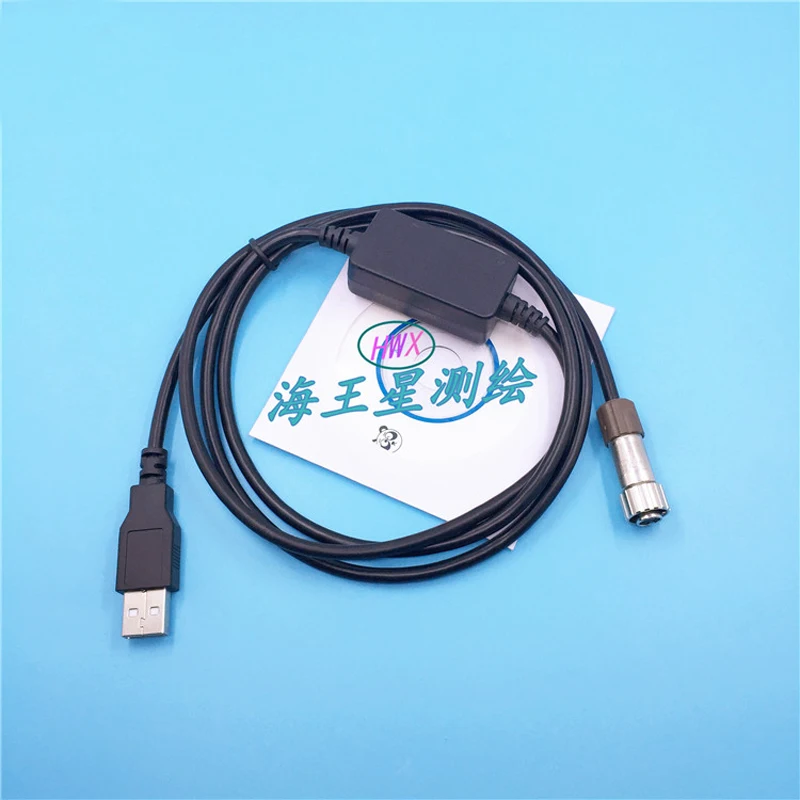 USB Cable DOC210 USB кабель для передачи данных COM DB9 Кабель для Topcon ES, OS серии, Sokkia CX, FX, SX общая станция - Цвет: USB Cable