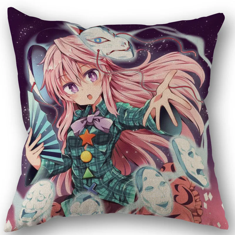 

Hata no Kokoro Anime Pillowcase Linen Cushion Cover Home Decoration Pillows Cover Sofa Cover Cushion Gift Pillows 45x45cm