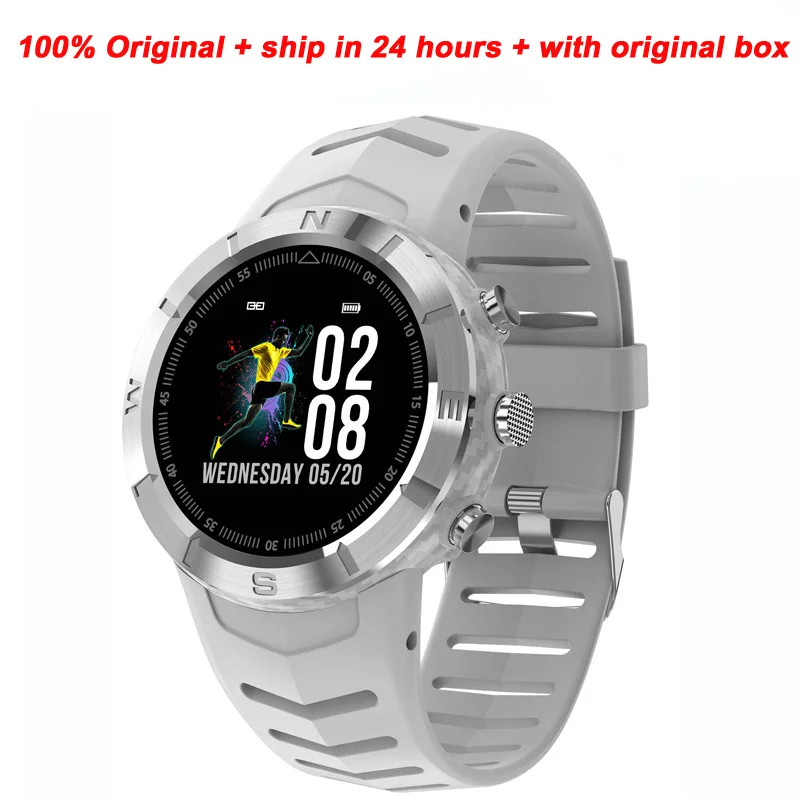 white silver Greentiger DT08 спортивные Смарт-часы фитнес-трекер HRV Обнаружение IP67 водонепроницаемый монитор сердечного ритма компас умные часы для мужчин - Цвет: white silver