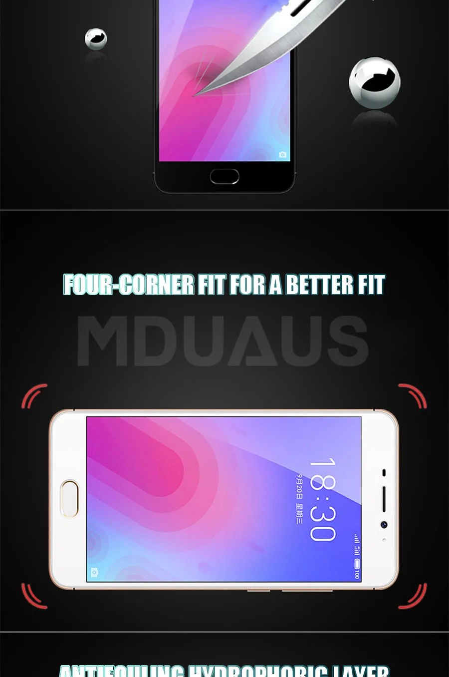 9D закаленное защитное стекло для Meizu M8 Lite M8 M6 M5 Note M6S M6T M5S M5C V8 Pro безопасная защита экрана стеклянная пленка